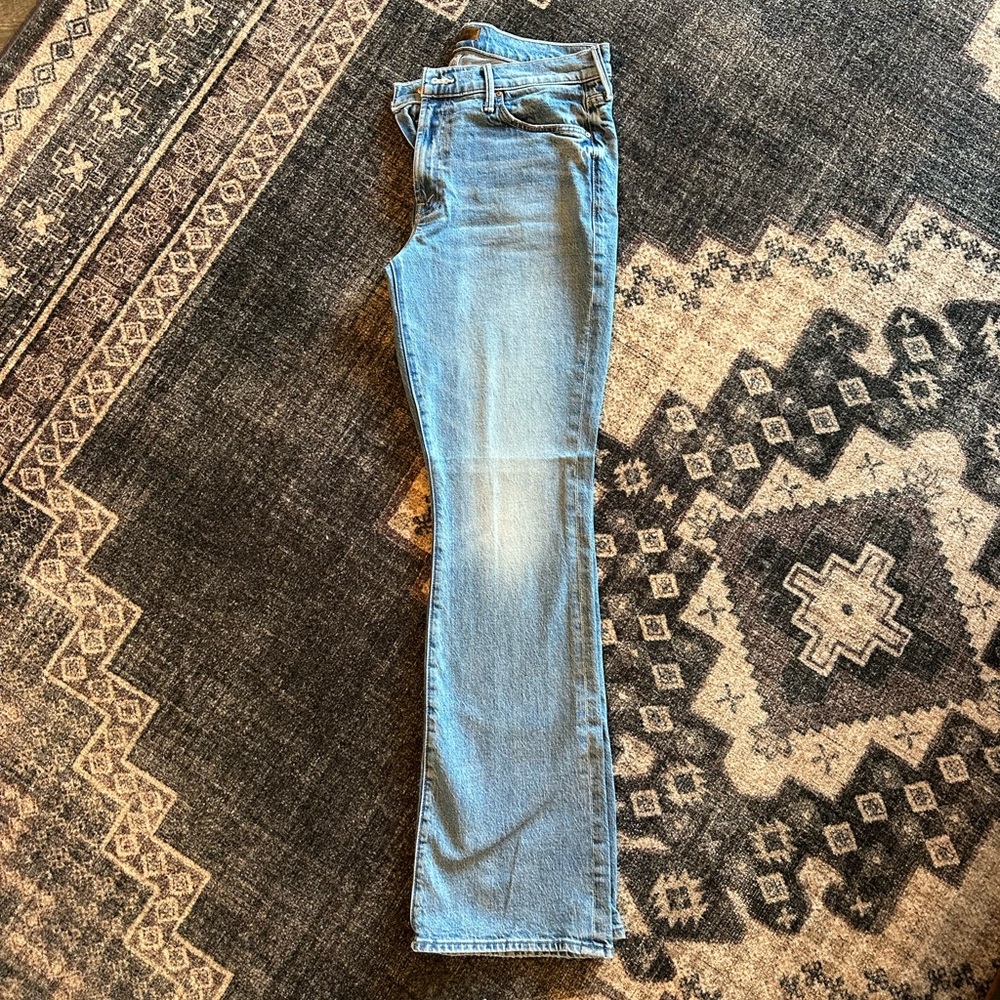 MOTHER Women's Straight Leg Jeans - Light Blue
